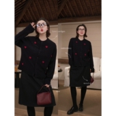 针织衫 郑买买 女 新款 韩系ins风休闲慵懒设计开衫 甜心派送 秋冬季