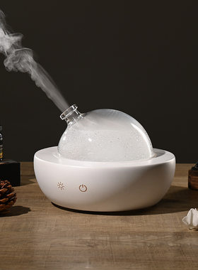 实木玻璃香薰机加湿器