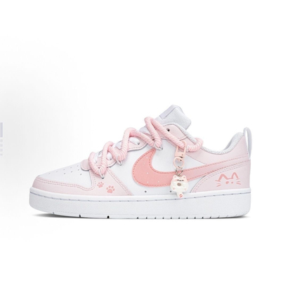 桃气奶喵定制球鞋低帮百搭板鞋女