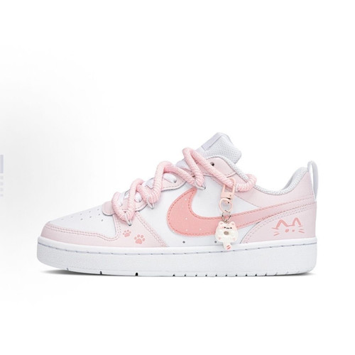 桃气奶喵定制球鞋低帮百搭板鞋女