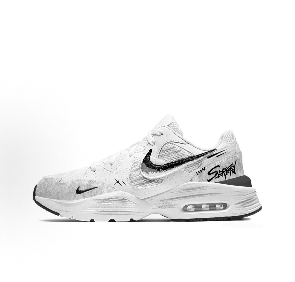 耐克定制球鞋Nike Air Max Fusion2026 LTDZ气垫减震低帮跑步鞋