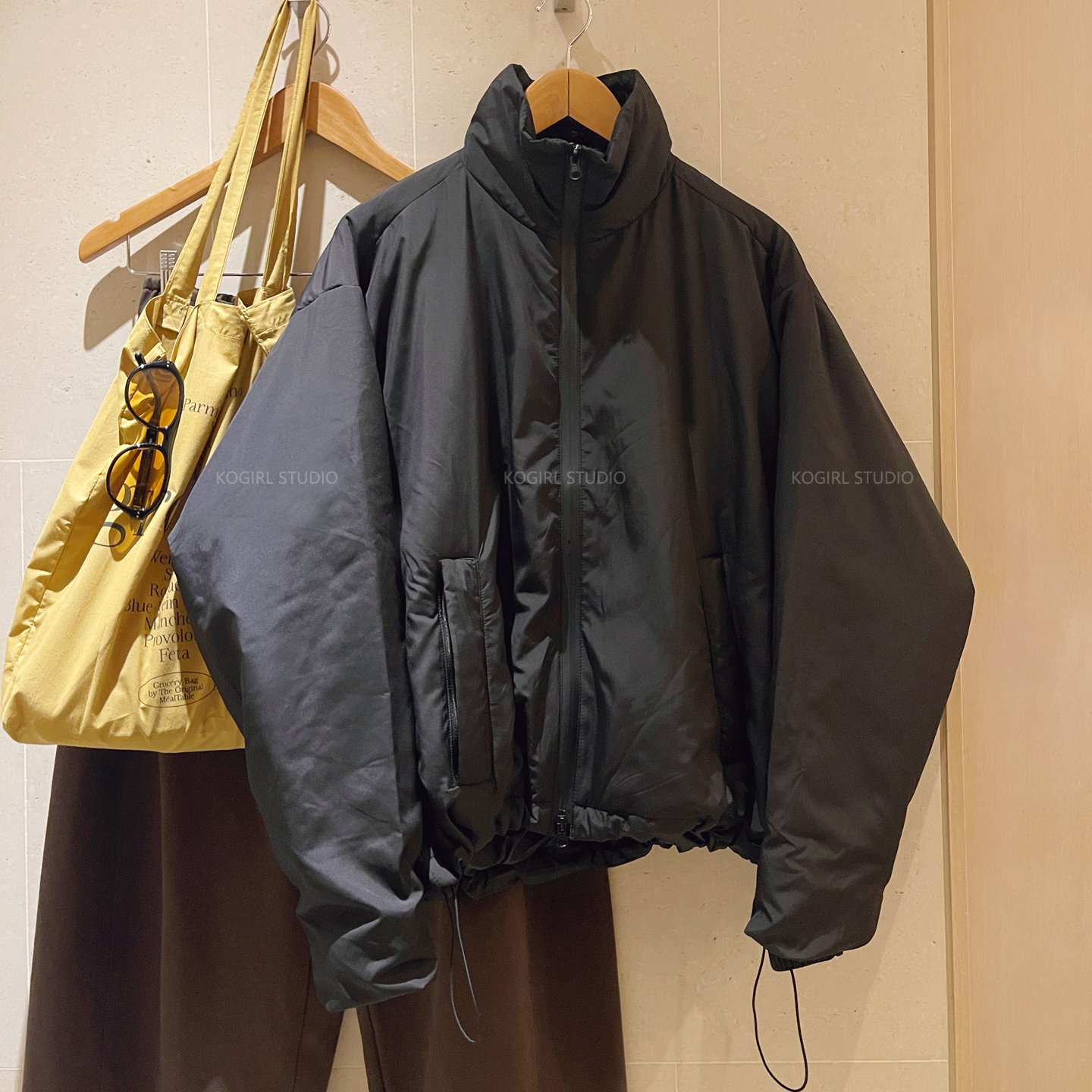 韩系冬季轻盈宽松棉服外套女