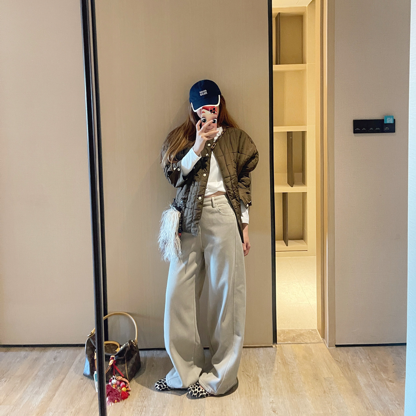 KOGIRL冬季加绒加厚立裁斜线分割高腰阔腿松弛宽松显瘦牛仔裤女,女装/女士精品,牛仔裤,淘宝优惠券,粉丝福利购,淘宝优惠卷