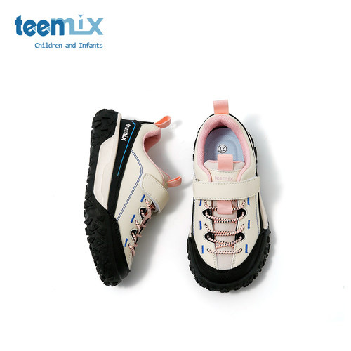 天美意儿童运动鞋，软底软面百搭款