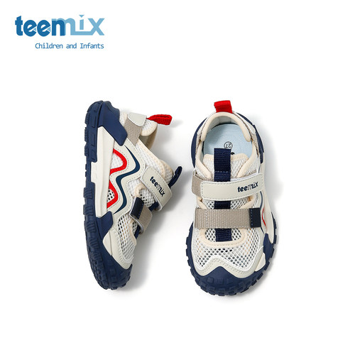 teenmix天美意儿童运动鞋2025夏季新款男童鞋子女童透气网鞋老爹