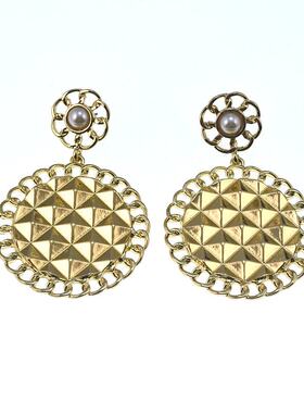 欧美外贸流行时尚饰品 质感夸张个性气质 耳环耳针耳饰女 210902