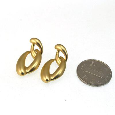 欧美外贸流行时尚饰品质感复古宫廷中古打标耳环耳坠耳饰女250221