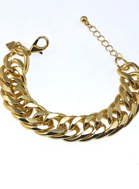 欧美外贸原单时尚流行饰品质感夸张打标简易手链 手镯女 220614