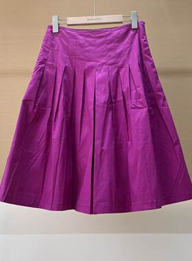 Samantha sung ZELDA弹棉SOLID VIOLET半裙C020