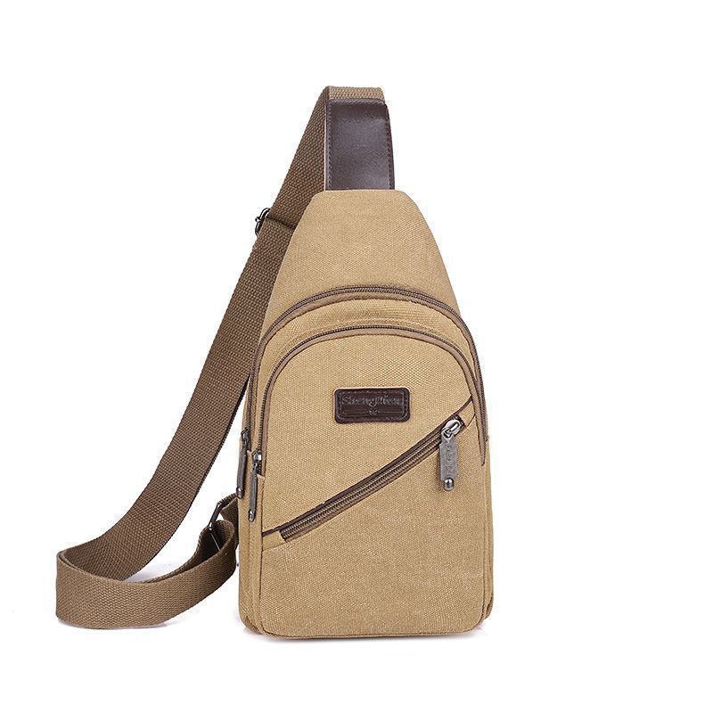 进口爆款耐磨帆布运动胸包背包男士新款单肩男女斜挎包休闲大容量