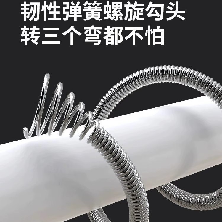 德国进口手摇马桶疏通器通下水道工具家用通厨房一炮通厕所捅管道