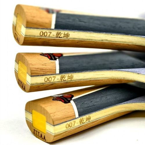 新品超皇高档异质乒乓球拍底板幽灵乾坤007弧圈快攻长胶7层加碳