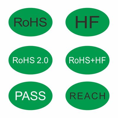 欧洲标准RoHS2.0+HFHFPASS贴纸