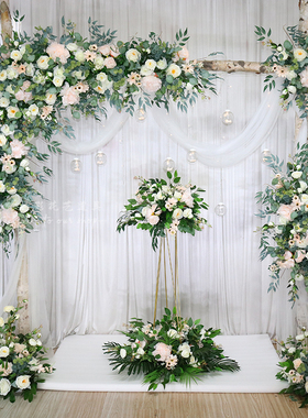 仿真花艺开业橱窗摄影摆件