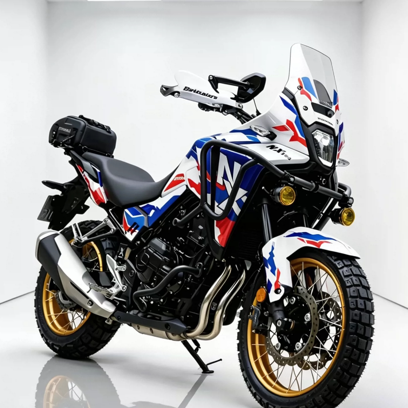 本田2024-2026 NX400 NX500改装车身保险杠 防摔杠竞技含胶垫缓震