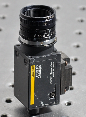 日本omron欧姆龙F160-S1工业相机 CCD 摄像机带TV LENS 16mm 镜头