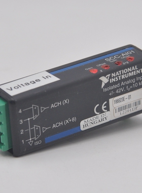 原装拆机 美国NI SCC-AI01 2通道隔离模拟输入模块 42V 10kHz现货