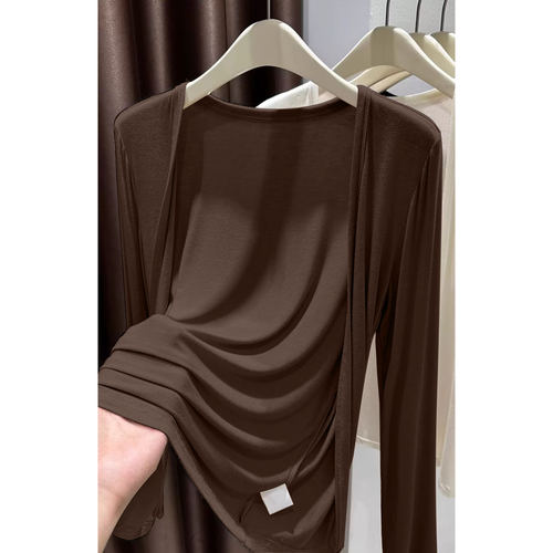 大码胖mm巨显瘦针织开衫