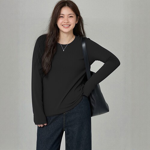 凤凰依屋大码女纯棉上衣打底T恤