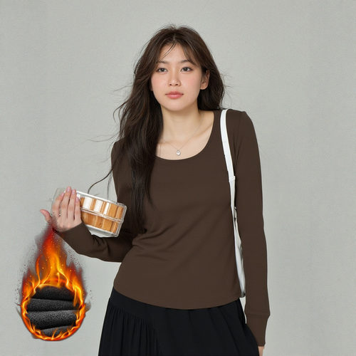 凤凰依屋大码秋季圆领打底衫