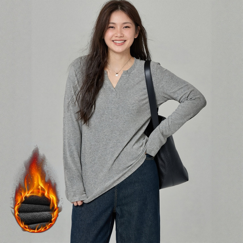 凤凰依屋大码宽松显瘦打底T恤