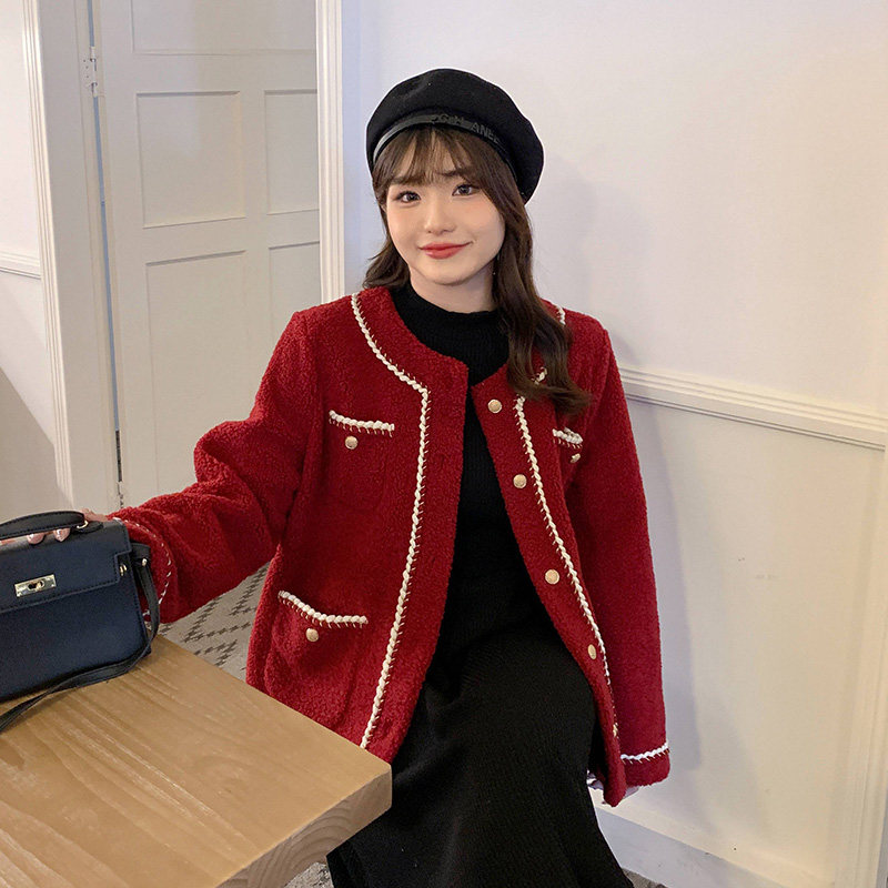 大码胖mm巨好看外套女装秋冬独特漂亮正肩羊羔绒皮毛一体小香女装,女装/女士精品,常规大码外套,淘宝优惠券,粉丝福利购,淘宝优惠卷