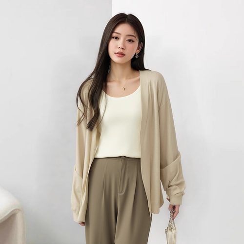 开衫大码胖mm200斤初秋薄外套