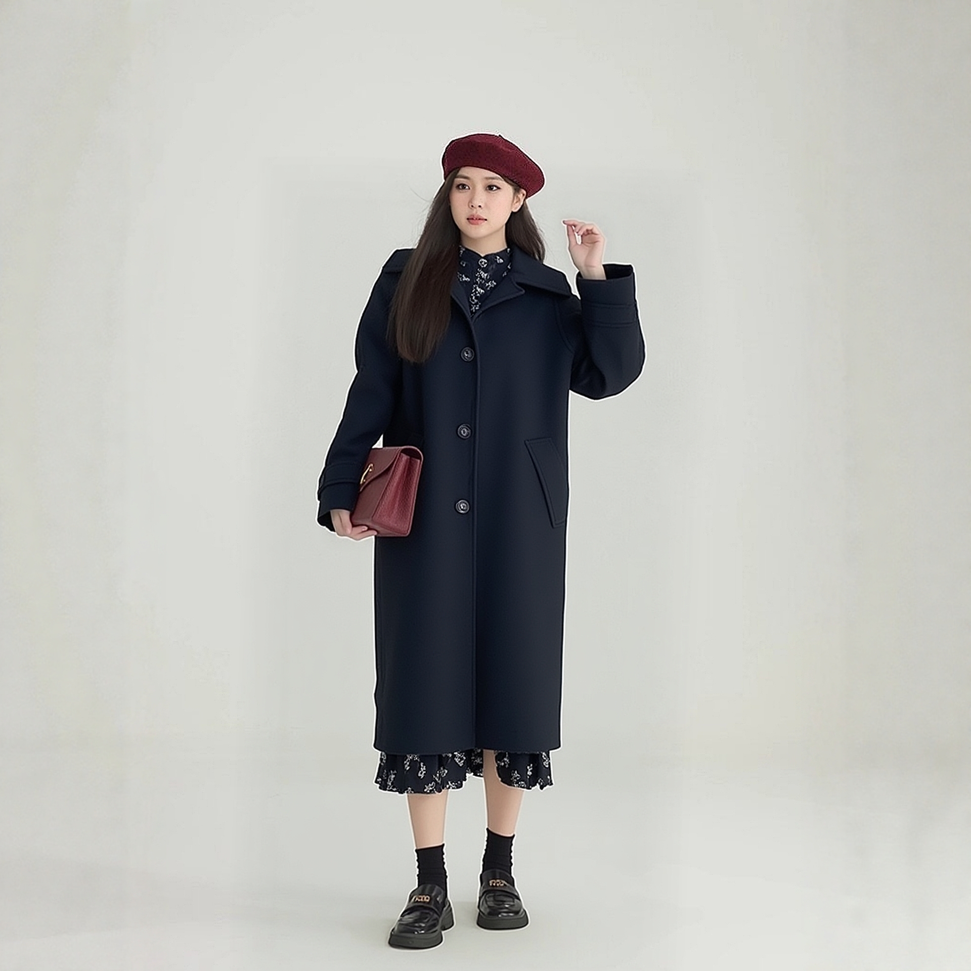 韩版夹棉外套中长款清货110-150