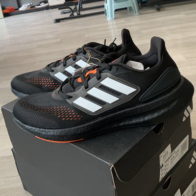 阿迪达斯ADIDAS PUREBOOST 22 男子缓震透气训练慢跑鞋 HQ1455