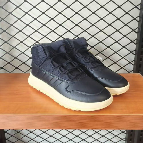 Adidas阿迪达斯 FUSION STORM加绒保暖 高帮休闲鞋IF1626