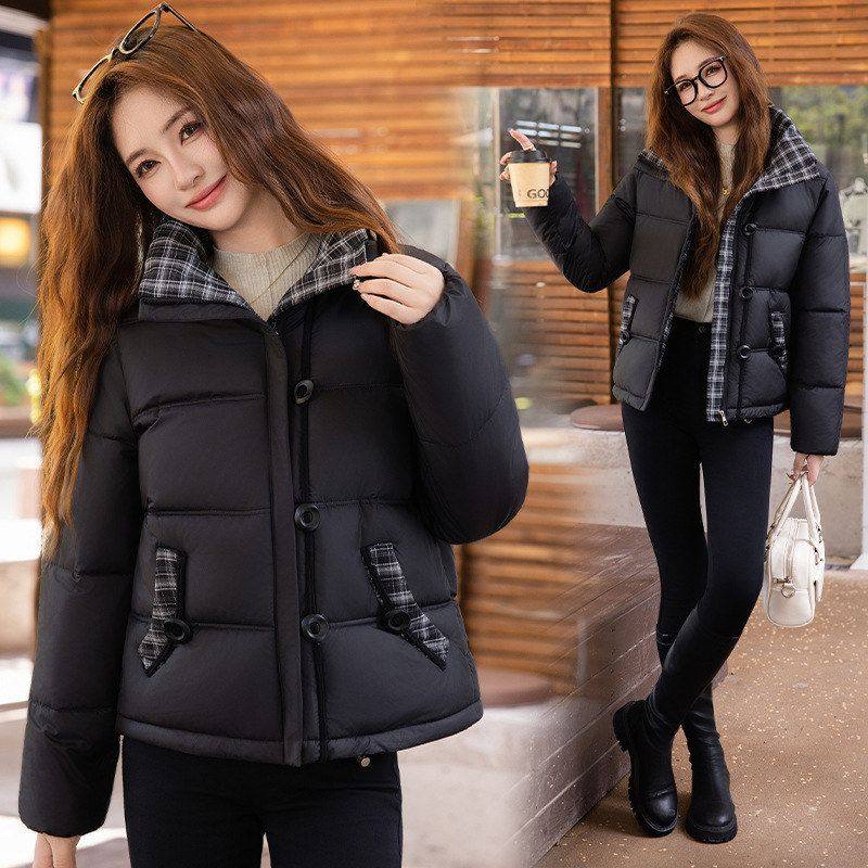 小香风短款棉服女2025冬季新款时髦洋气棉袄保暖百搭显瘦棉衣外套,女装/女士精品,棉衣/棉服,淘宝优惠券,粉丝福利购,淘宝优惠卷