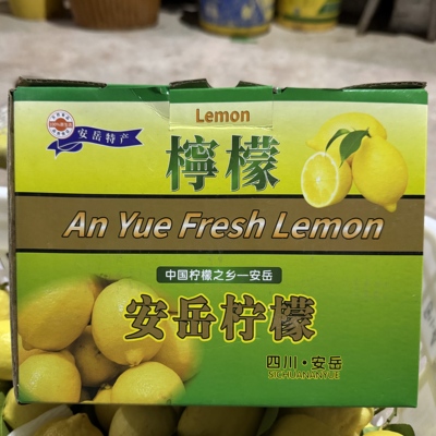 安岳黄柠檬 新鲜现摘 礼盒装 馈赠佳品 产地直发不打蜡不浸保鲜剂