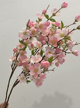 清新仿真苹果花桌面花艺插花