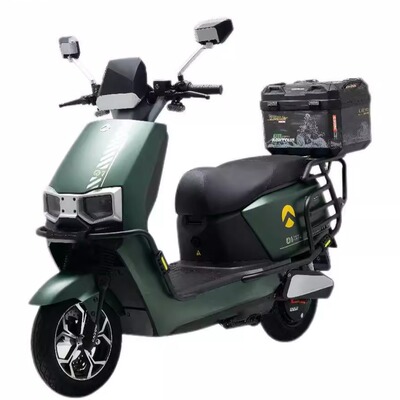 金箭电动车新款凯锐505劲速版电动两轮摩托车带护杠尾箱外卖家用