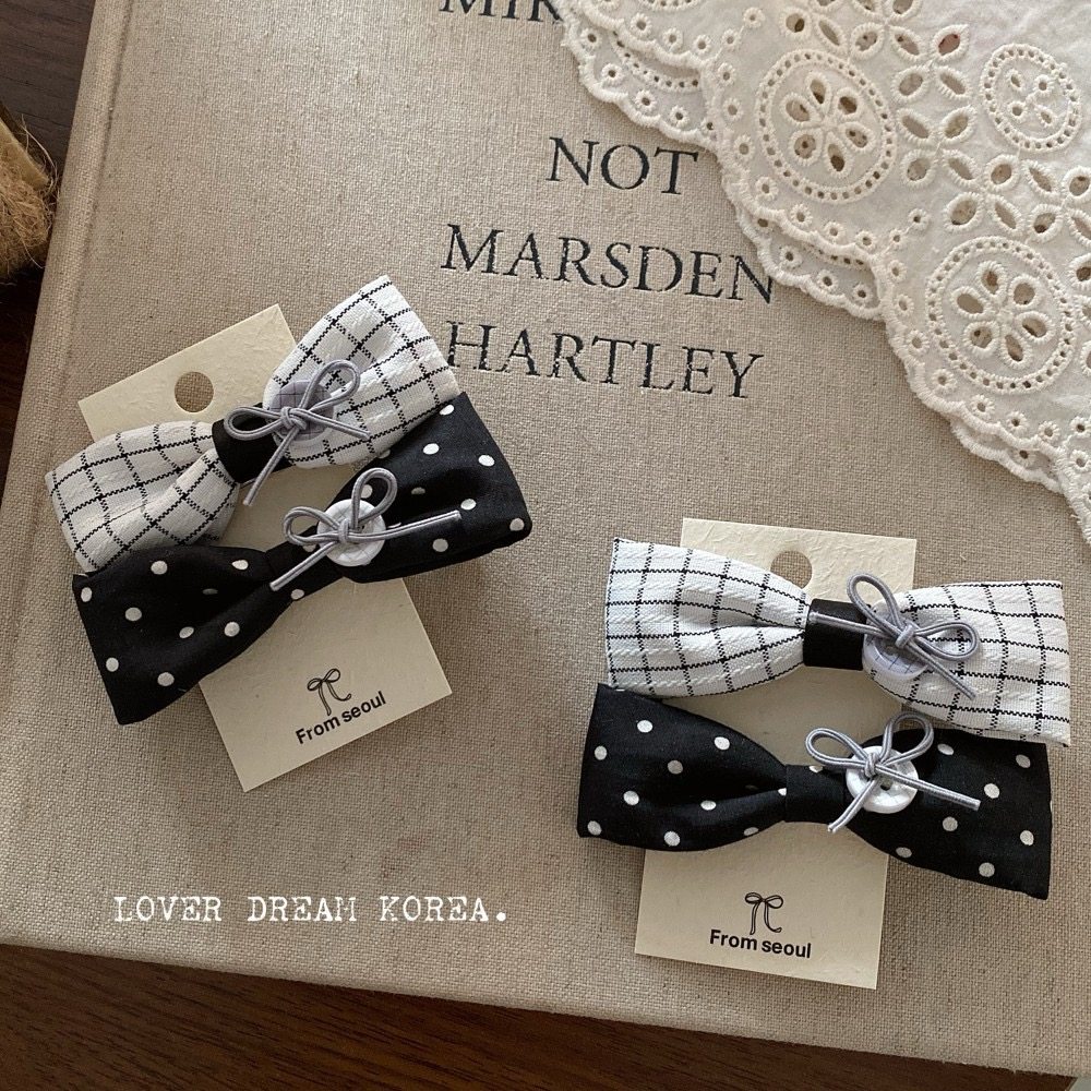 小红书新款韩版黑白小香风发饰套装蝴蝶结高级感百搭发饰发夹少女,饰品/流行首饰/时尚饰品新,发饰,淘宝优惠券,粉丝福利购,淘宝优惠卷