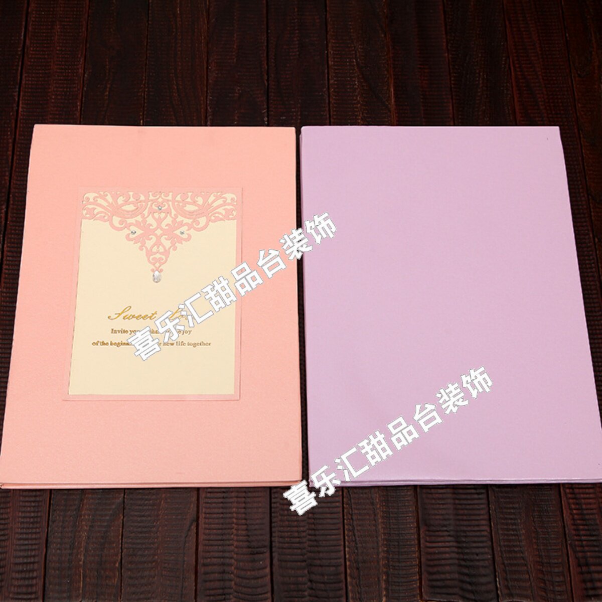 正品蓝色婚礼留念签到本名册