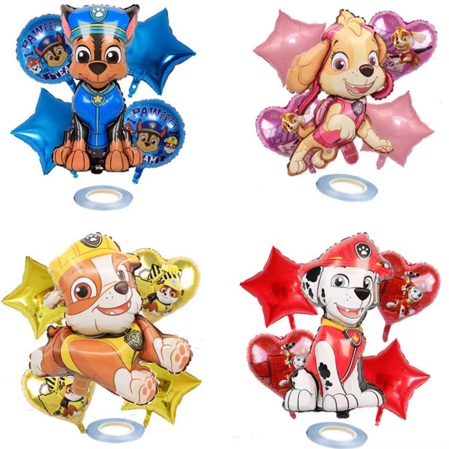 巡逻队气球pawpatrol卡通铝箔