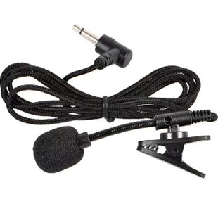 乐器扩音器拾音领夹式麦克风3米长线软管式小蜜蜂二胡有线话筒麦