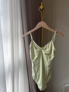 儿童可调节吊带开档舞蹈练功服女童芭蕾舞体操服形体连体服考级服