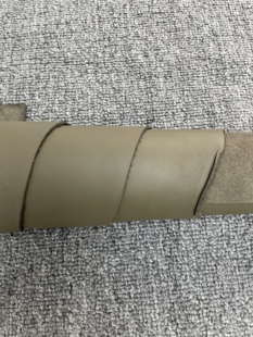 K30厚度1.5mm进口头层军绿色平纹牛皮手感中挺