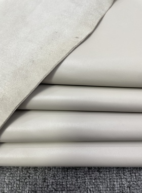 H565厚度1.2mm进口羊皮米灰色羊皮手感微软