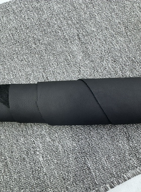 E447进口头层黑色ecco品牌哑光质感软牛皮  手感微软 厚度1.1mm