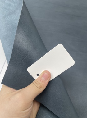 E1218进口头层深绿色平纹牛皮手感微挺厚度1.5mm