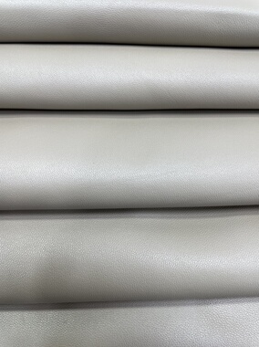H268厚度1.1mm灰色绵羊皮进口羊皮手感微软