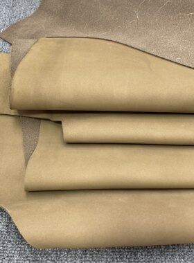 H524厚度1.5mm进口牛皮棕驼色牛巴戈磨砂牛皮手感适中