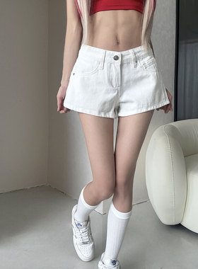 MianCun美式街头复古辣妹合体版型性感低腰迷你牛仔短裤女热裤