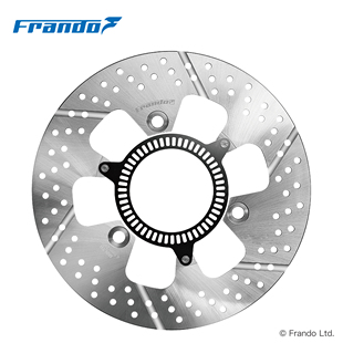 台湾Frando車力屋 川崎忍者Ninja400 后240MM刹车盘改装固定碟盘