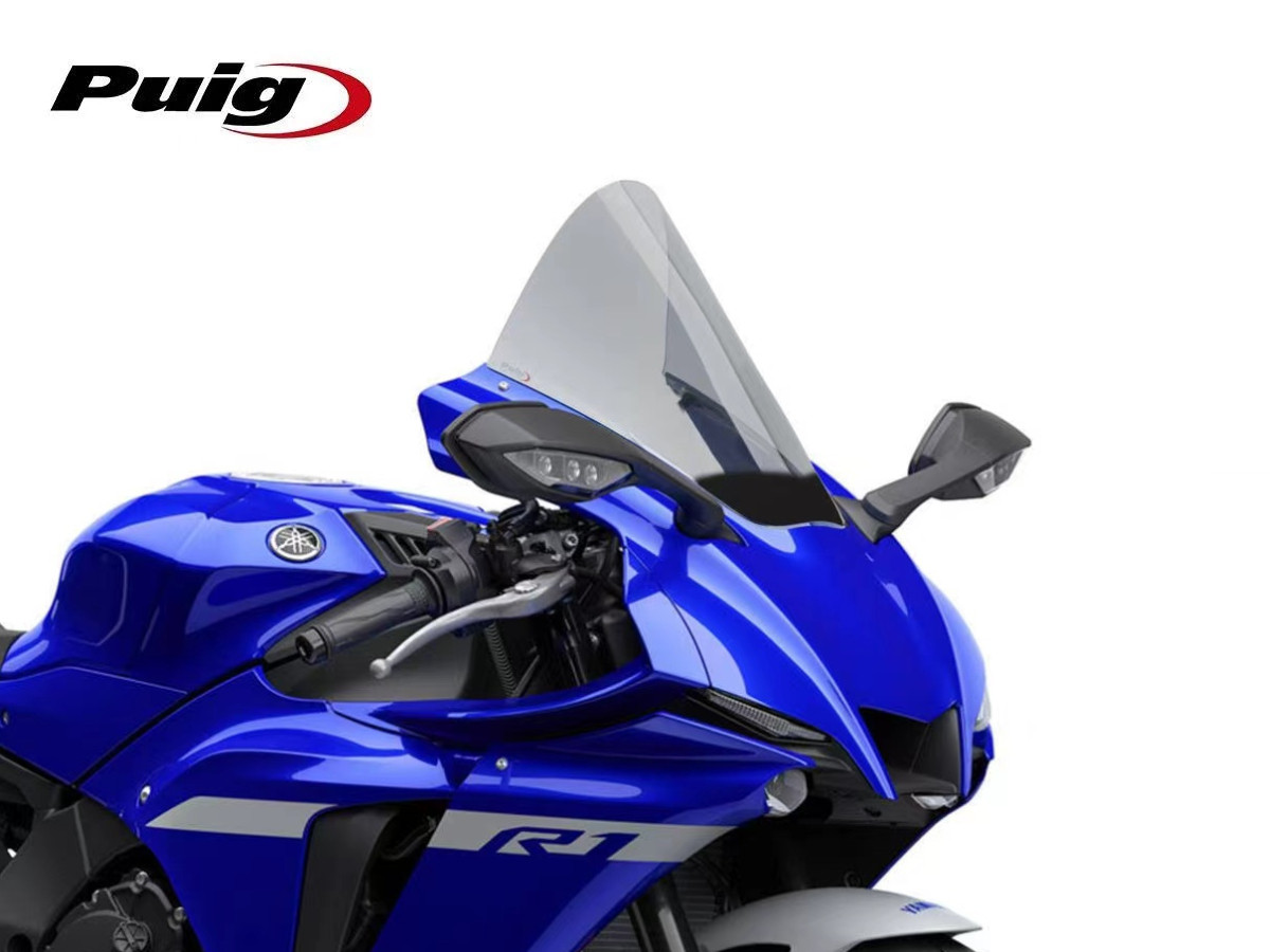 西班牙PUIG雅马哈R1前挡风镜改装