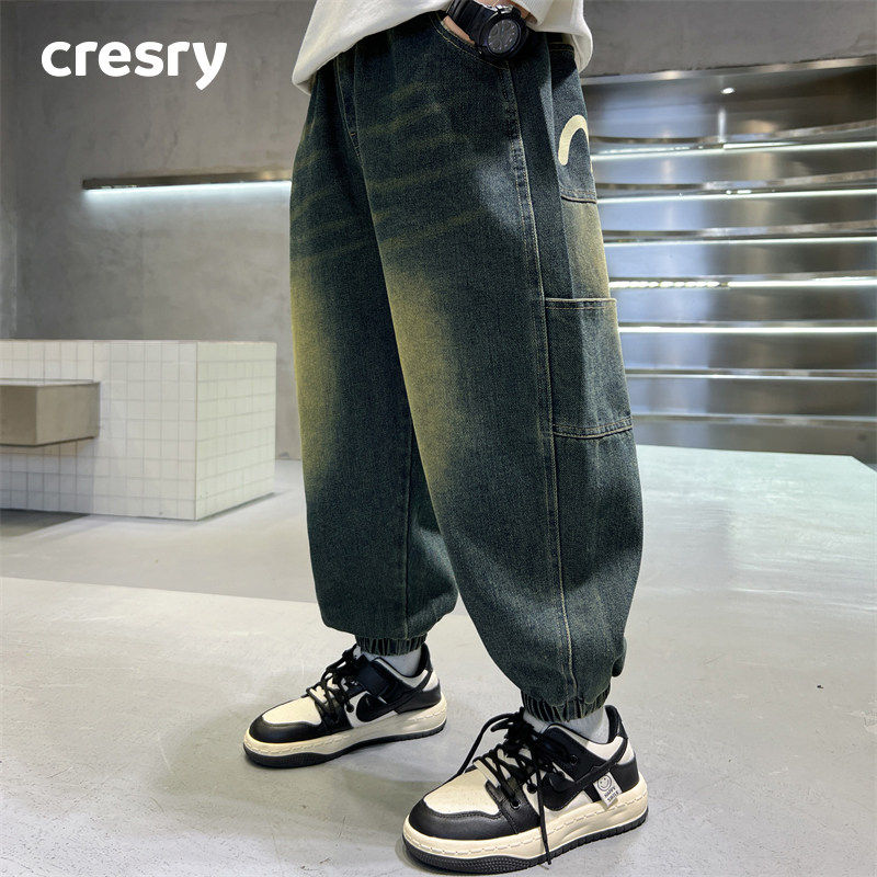 韩国CRESRY童装男童牛仔