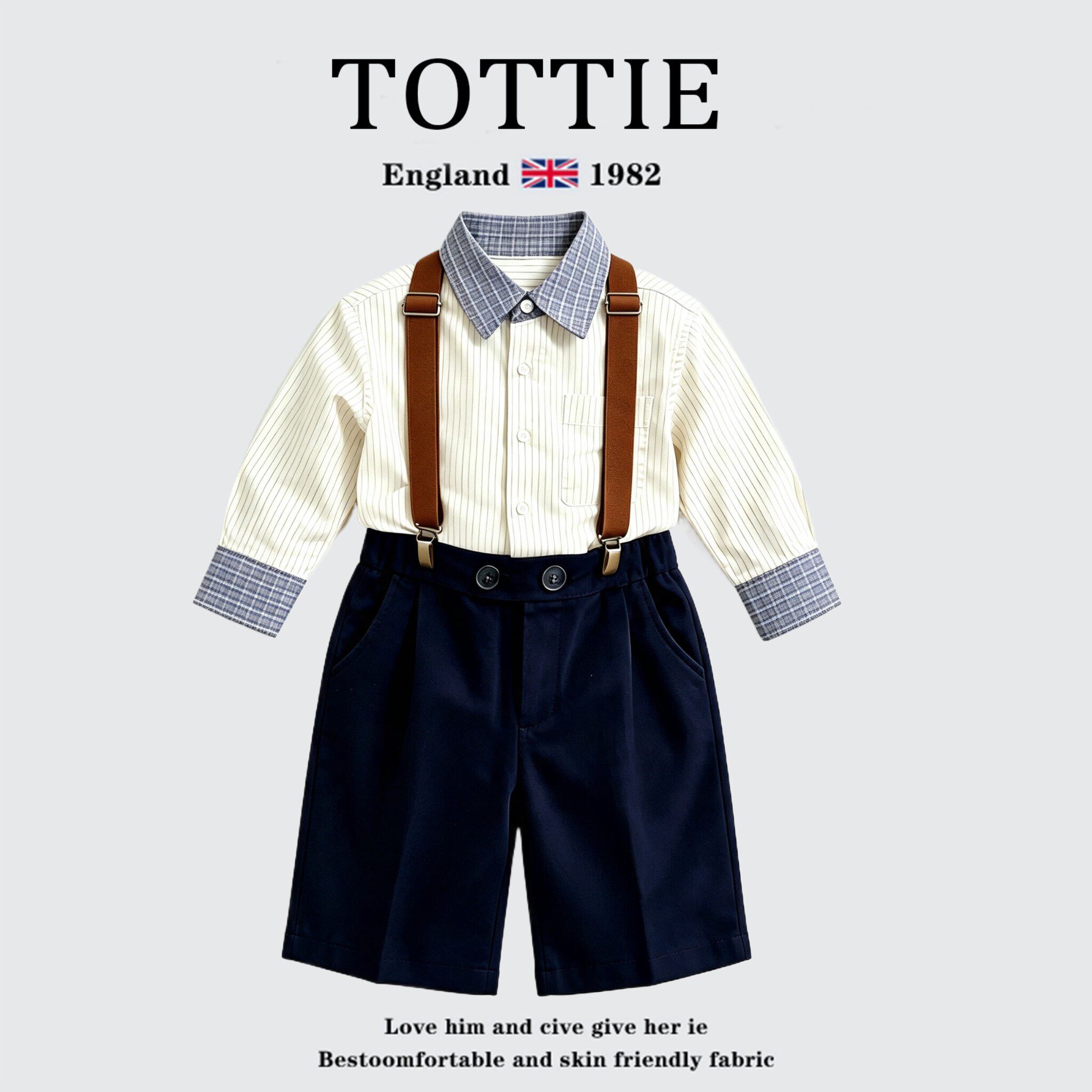 英国TOIE男宝宝周岁礼服